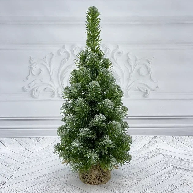 Ель искусственная Нортон в мешочке, заснеженная 60см по цене 