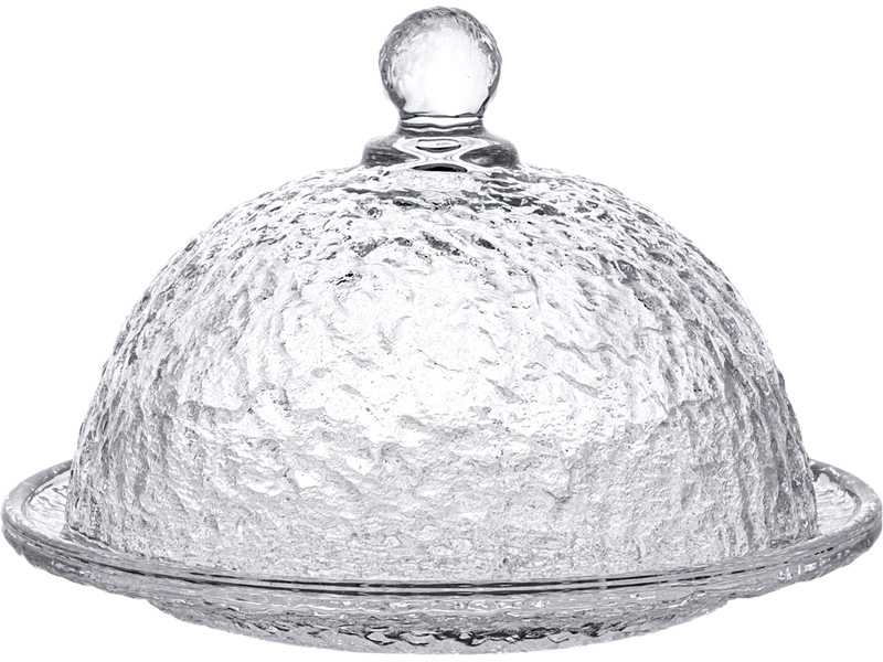 Блюдо Найс с крышкой 19,5x13см, стекло арт.691-103 по цене 
