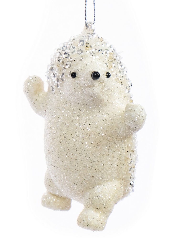 Фигурка декоративная подвесная Ежик 10х7х5см полипропилен арт.91434 по цене 