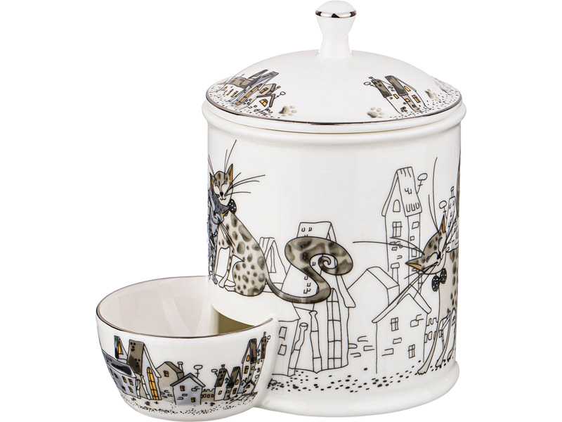 Банка для соли Лефард Котики, фарфор арт.264-122 по цене 