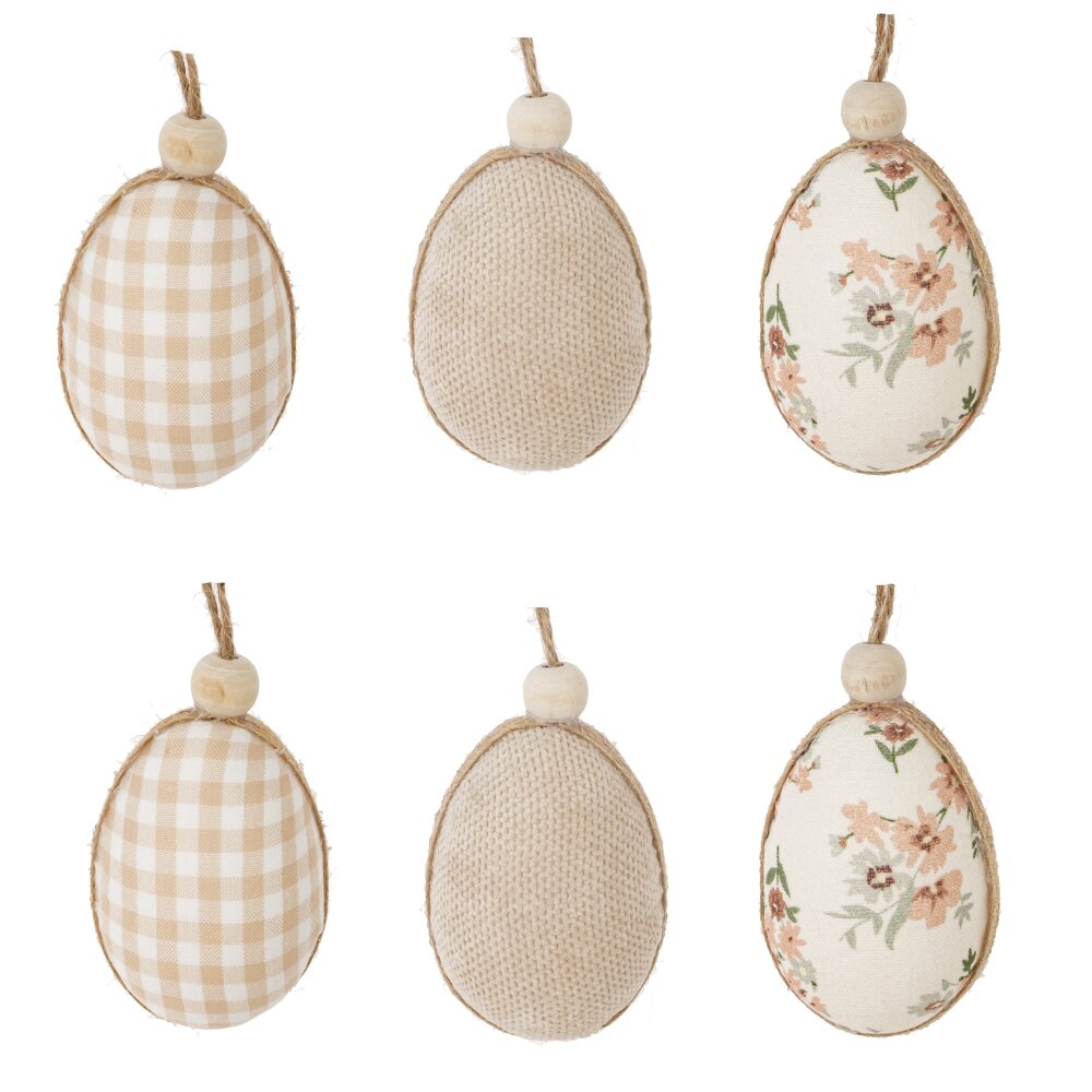 Набор из 6-ти изделий подвесных Яйцо 15х14х5см арт.815102 по цене 
