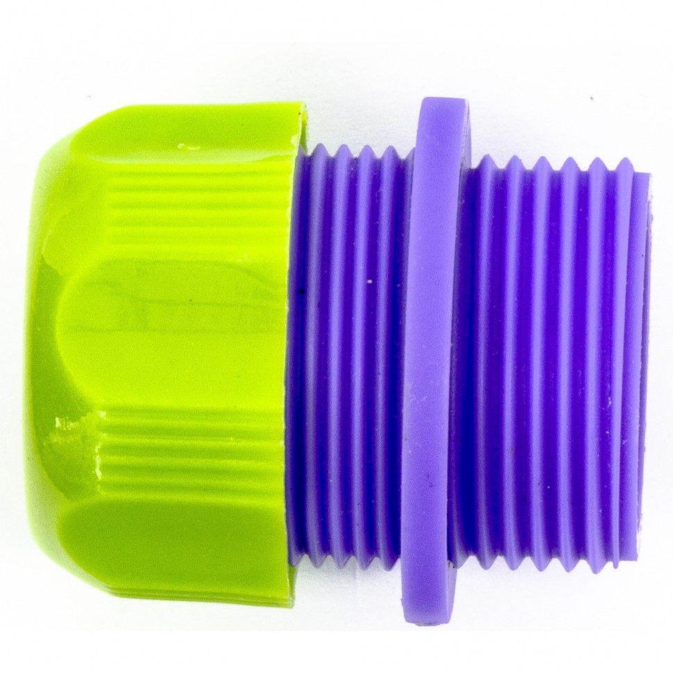 Соединитель Палисад пластмассовый для шланга 1/2", с внешней резьбой 3/4" по цене 