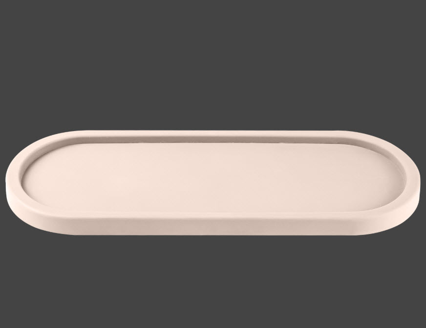 Подставка Амалия 2,1х42,5х16см пудровый, пластик арт.КШ-0718 по цене 