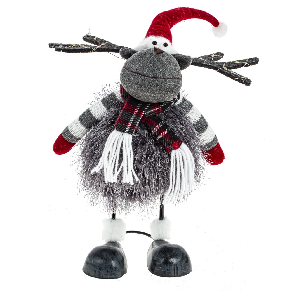 Игрушка набивная с подсветкой Олень 28х14х49см арт.793814 по цене 