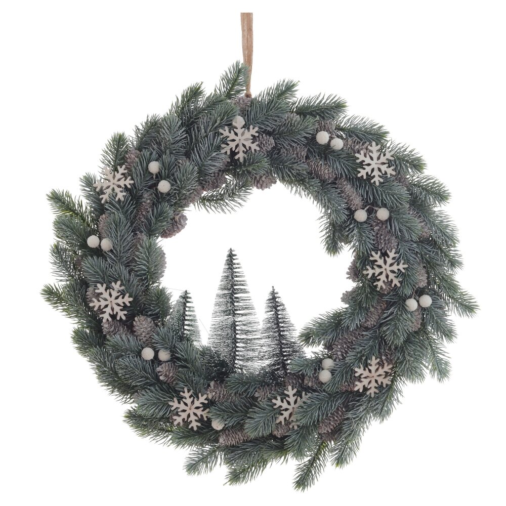 Изделие декоративное Венок 48х8х48см арт.808822 по цене 