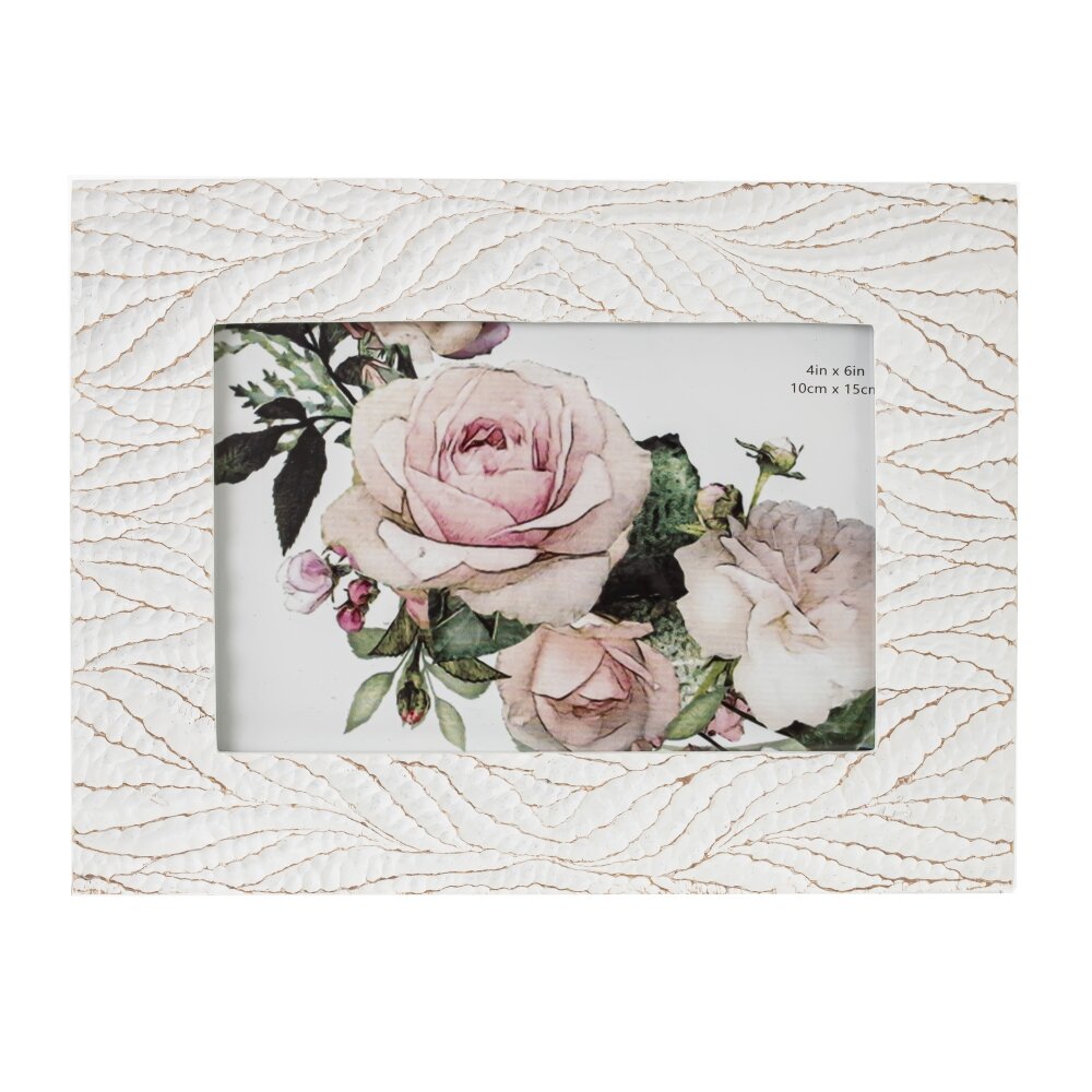 Фоторамка для фото 10х15см, белый арт.817112 по цене 