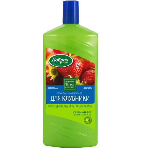 Удобрение жидкое Добрая сила  для клубники канистра  1 л по цене 