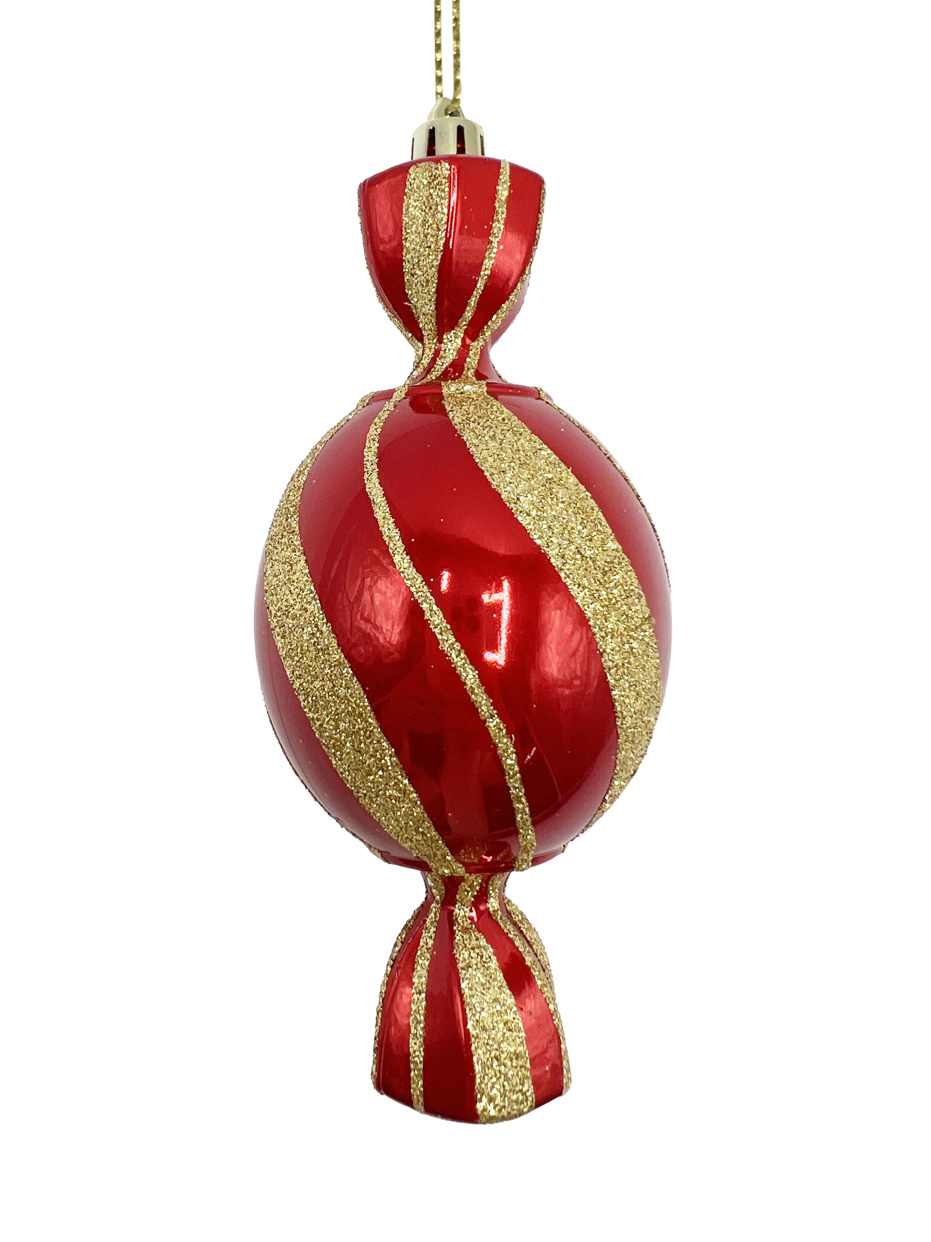 Украшение новогоднее Конфета 16см, пластик арт.95374 по цене 
