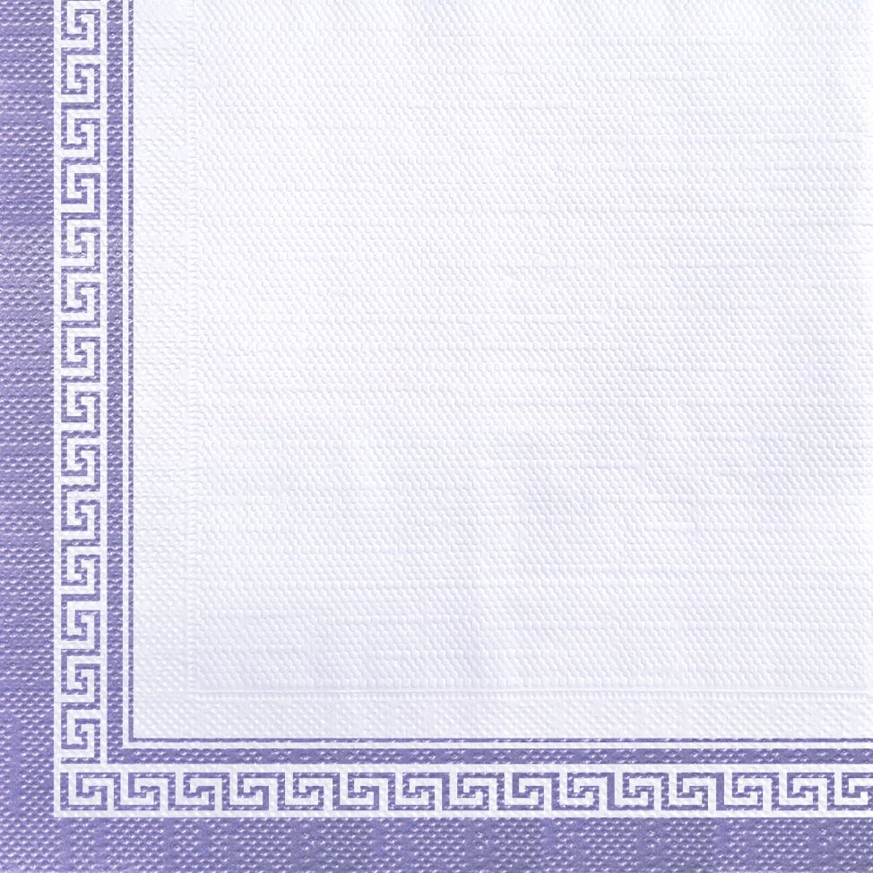 Салфетки бумажные Рамка Барокко.Лиловый перламутровый 33х33см 2-х слойные 30л арт.25514 по цене 