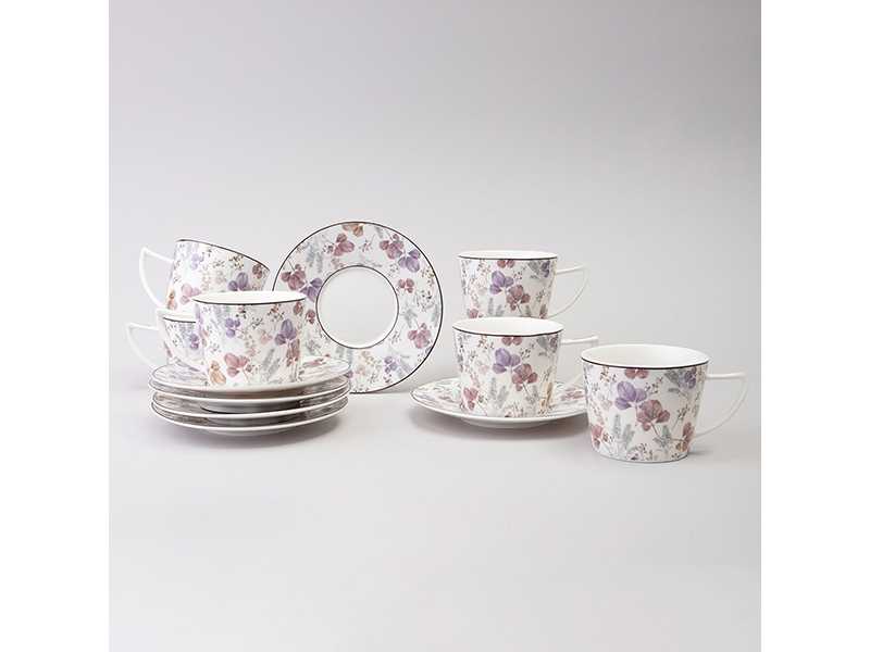 Набор чайный Лефард Блоссом на 6пер 12пр 250мл, фарфор арт.165-604 по цене 