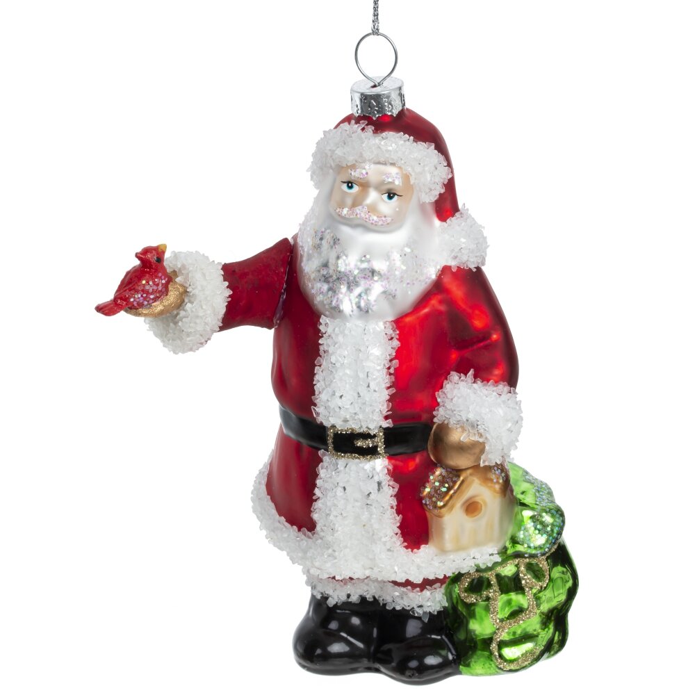 Украшение новогоднее Дед мороз 9,5х7х15,5см по цене 