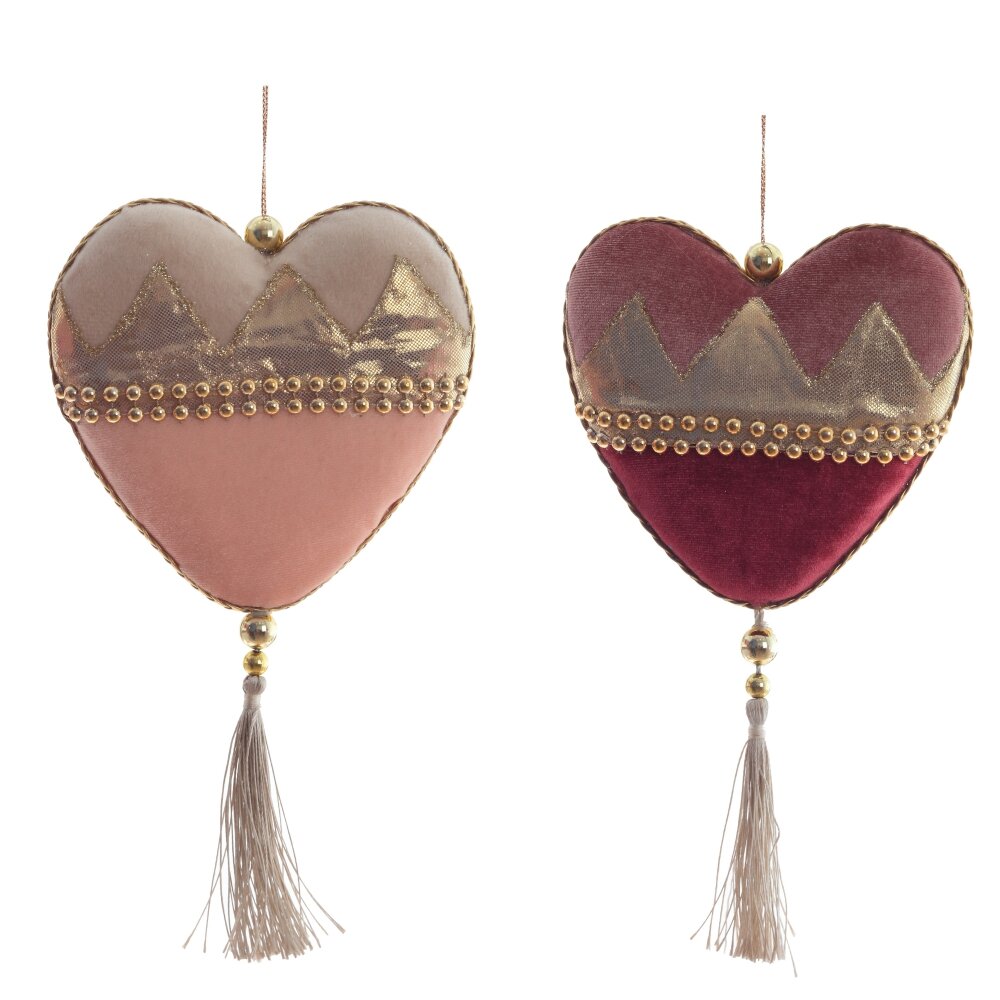 Украшение новогоднее Сердце 13х3х22см 2в. арт.811371 по цене 