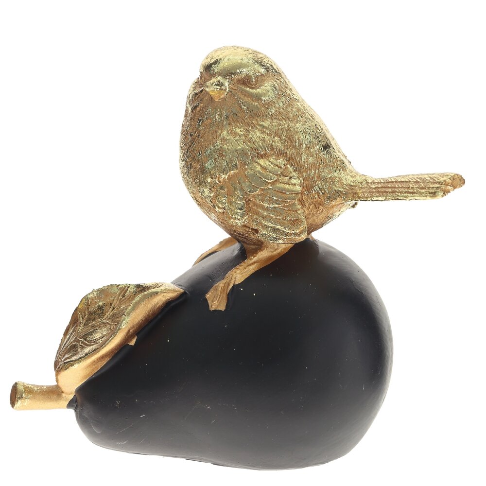 Фигурка  декоративная Птица  на черной груше 13х7,5х12см арт.784187 по цене 
