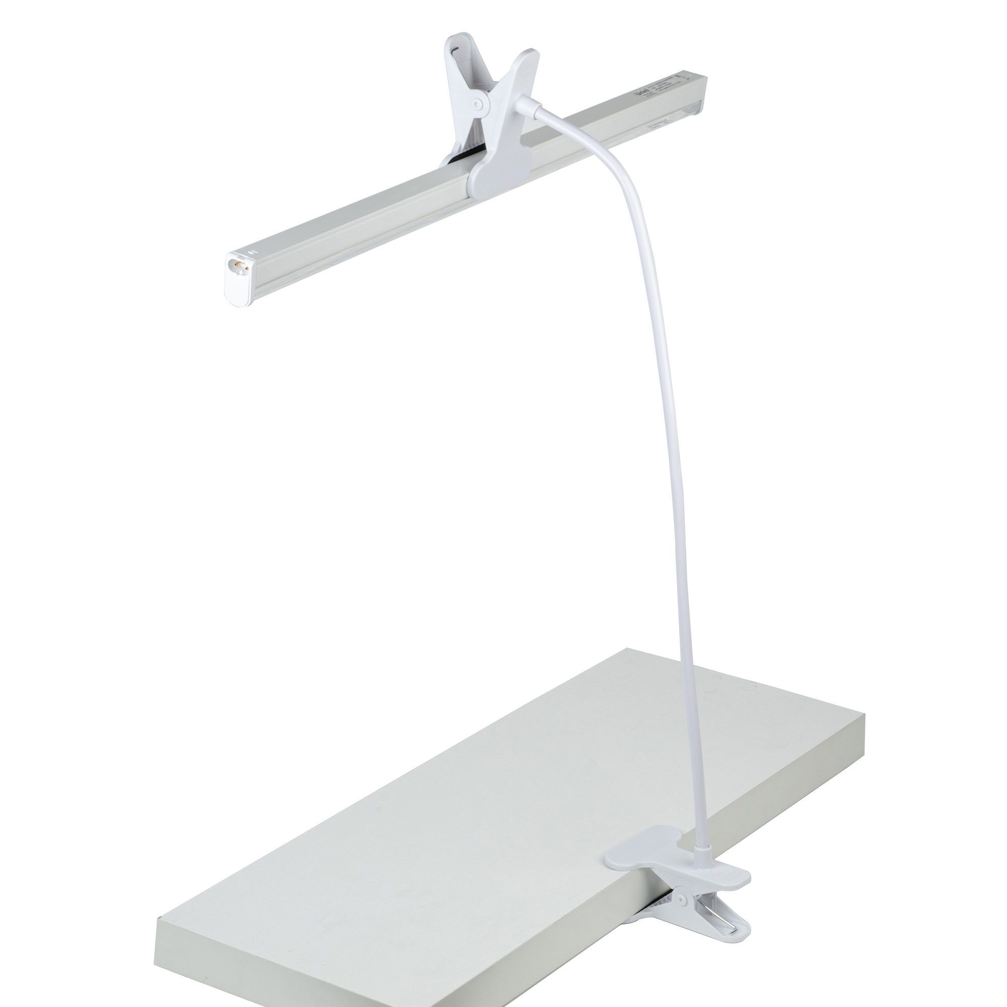 Подставка для светильника ULI-P, на прищепке, длина трубки 600мм. Белая. ТM ФитоЛето по цене 