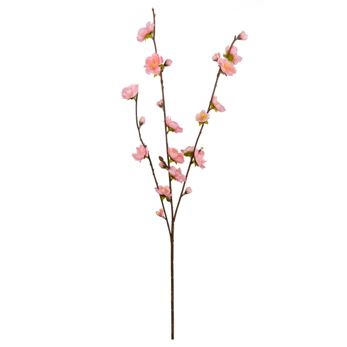 Цветок искусственный Ветка вишни 62см, нежно-розовый арт.к000028342 по цене 
