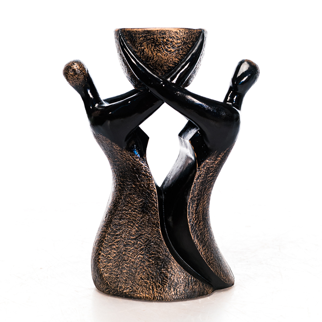 Кашпо садовое Нежность полистоун арт.U09213-G по цене 