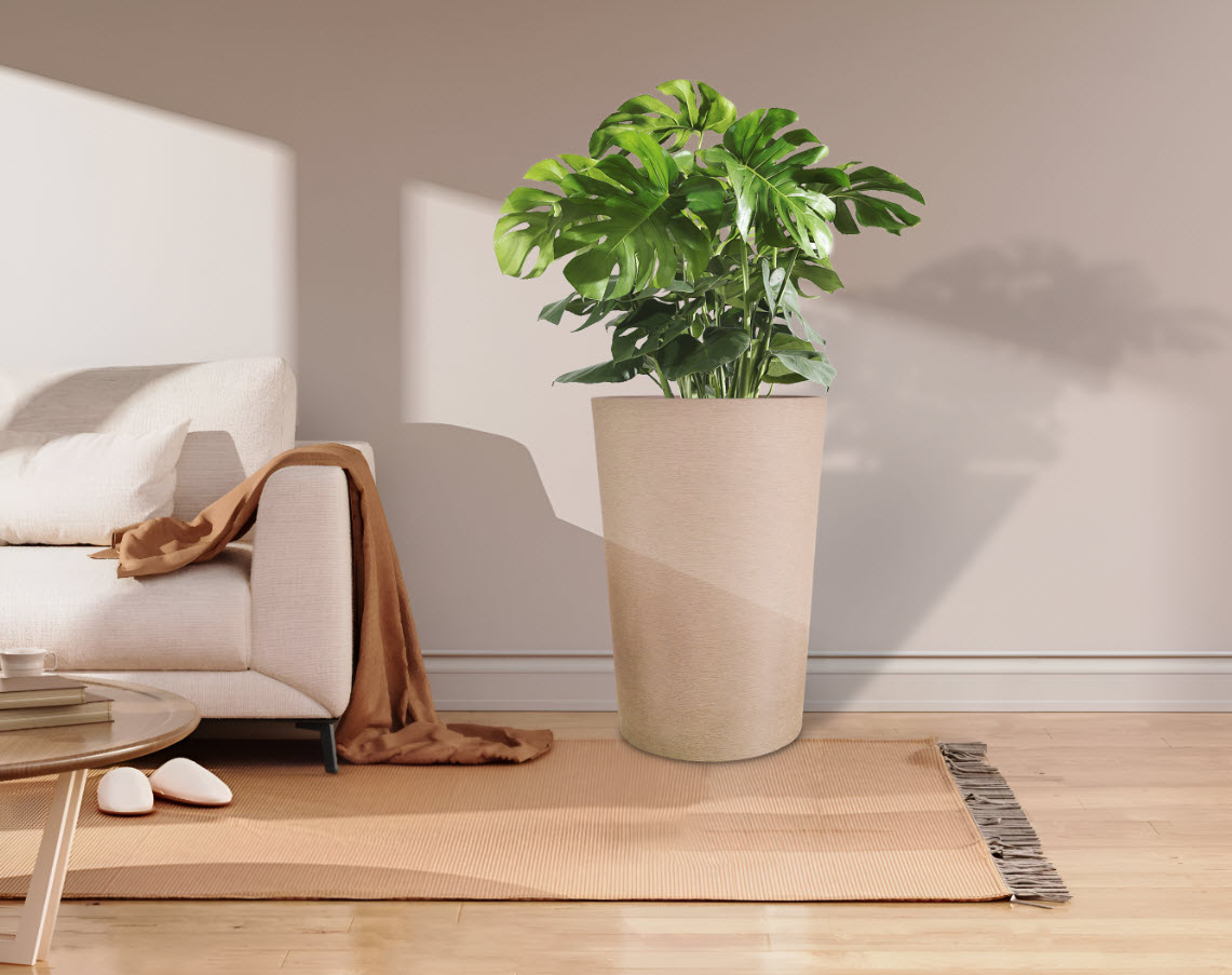 Горшок для растений Высокий 97л 49х72см капуччино арт.GK-09SC49-1к по цене 