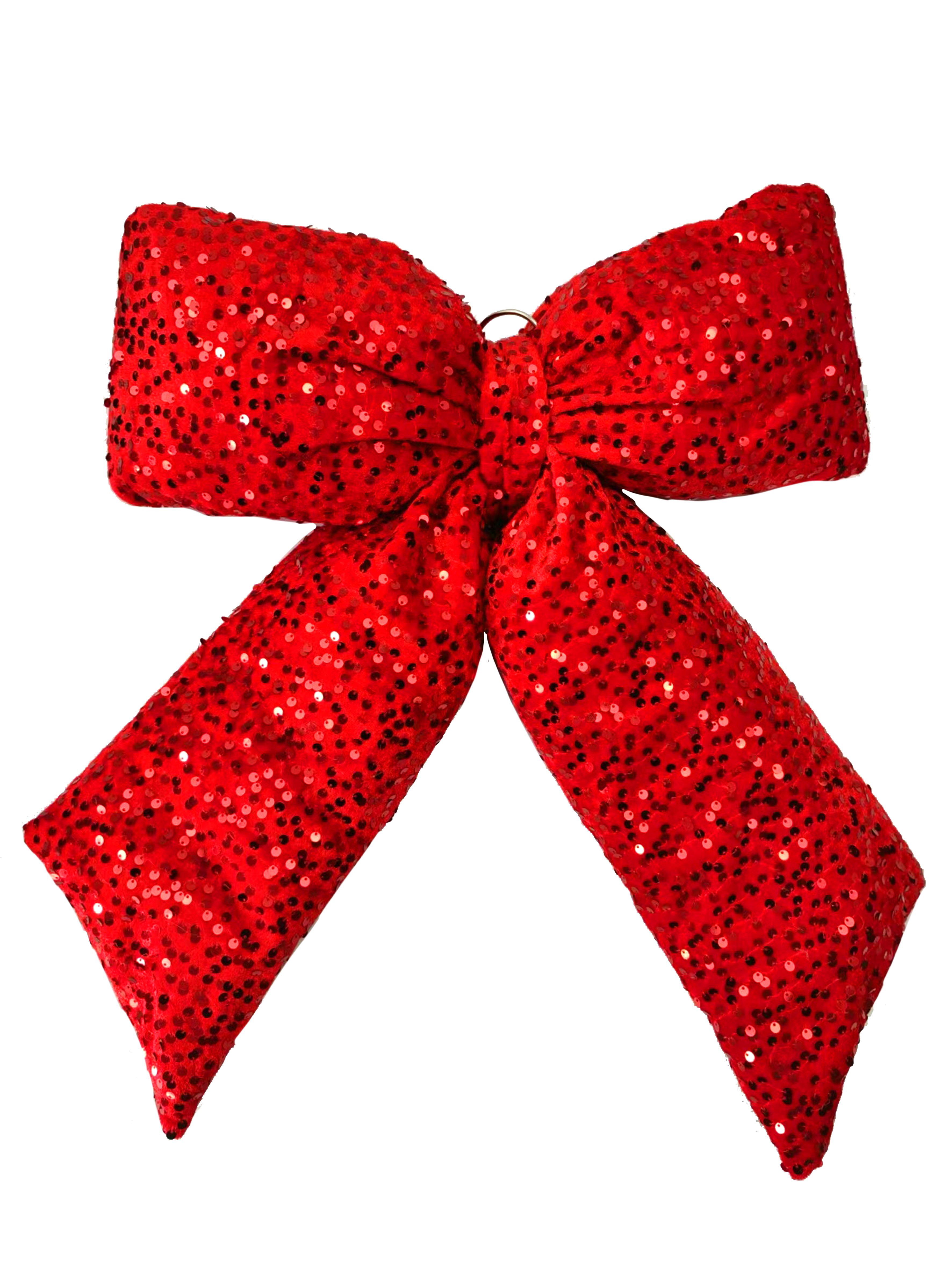 Украшение декоративное Бант красный 28x40x5см арт.94529 по цене 