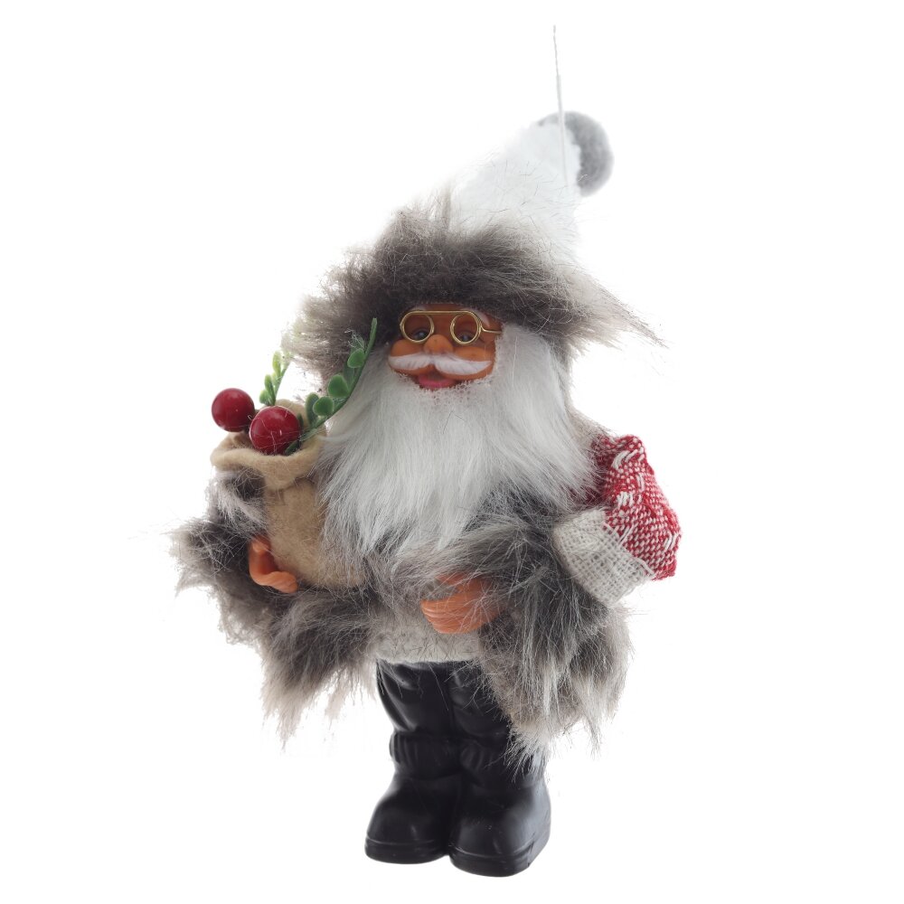 Фигурка Дед Мороз подвесной 11х6х19см арт.821854 по цене 