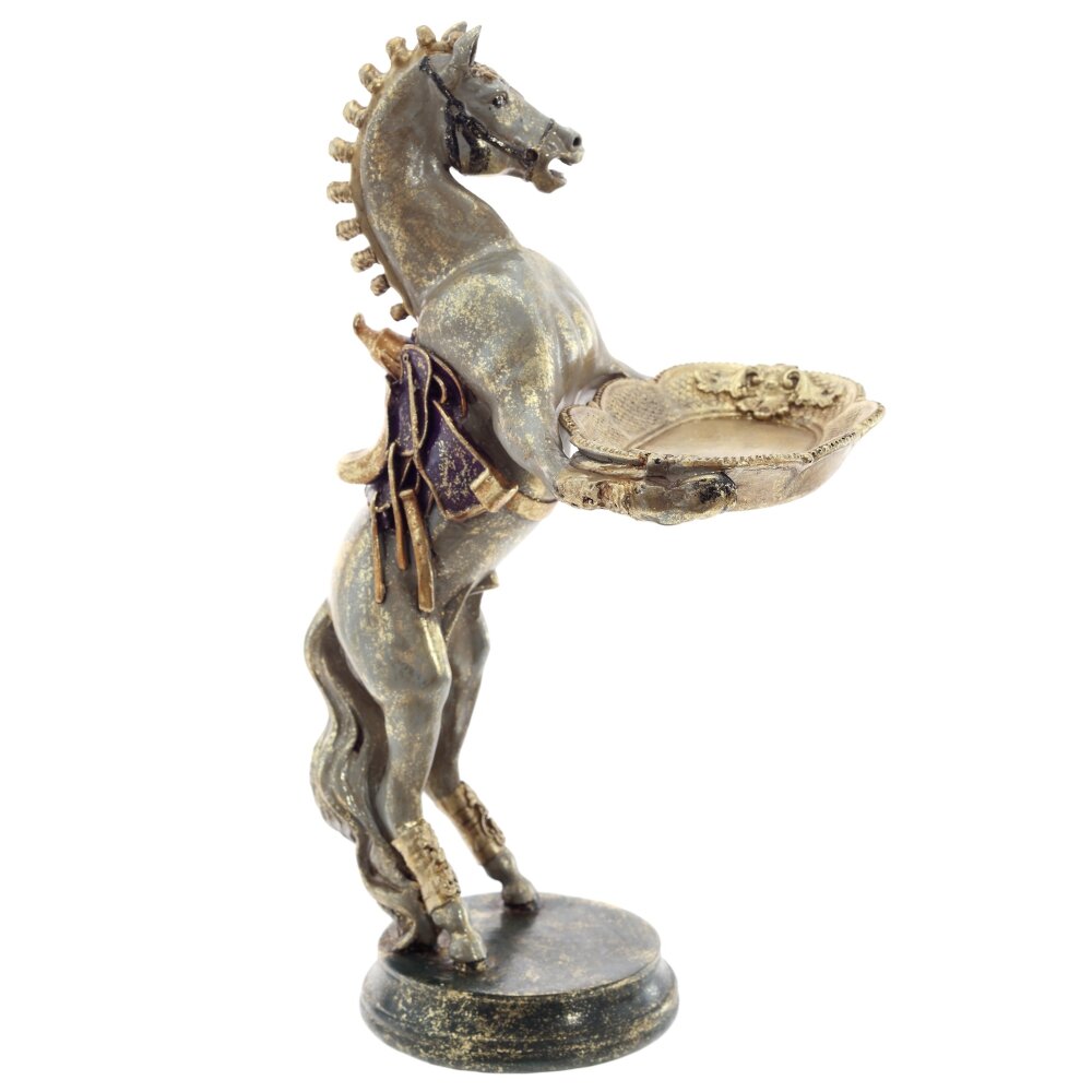 Фигурка декоративная Лошадь 15,5х17,5х30,5см арт.825435 по цене 