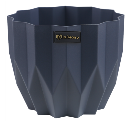 Кашпо Геометрия 3л Антрацит пластик арт.КШ-4443 по цене 