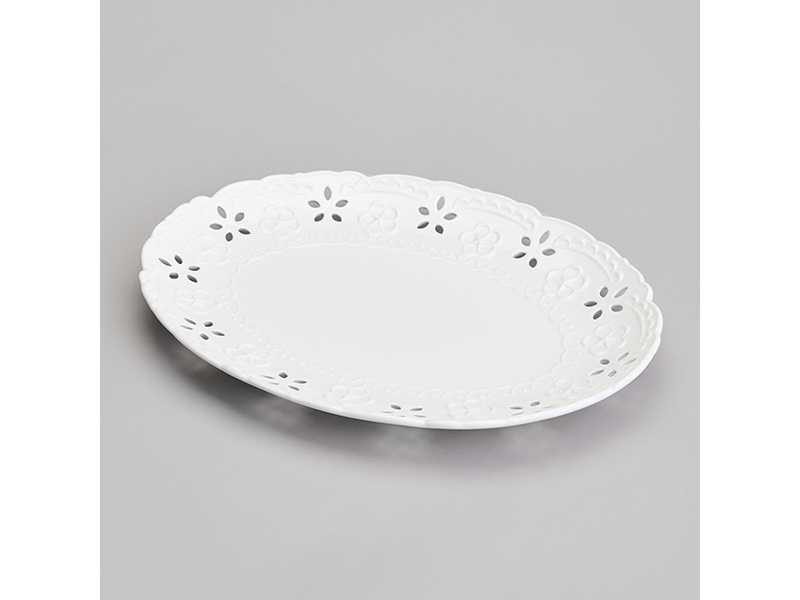 Блюдо Лефард Стиль 35,5см овальное, фарфор арт.441-057 по цене 