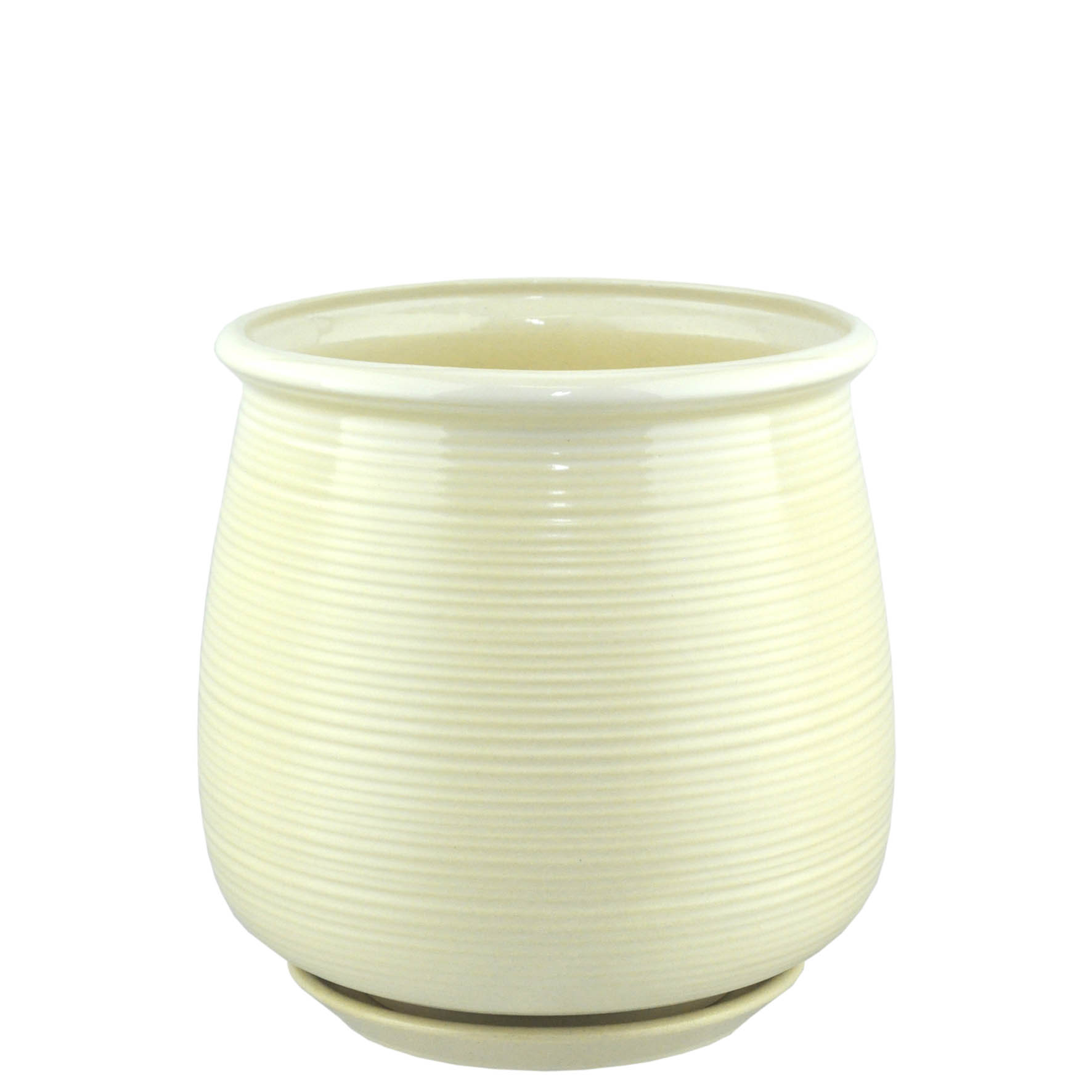 Горшок Венера 3 с поддоном 17х18см 2,7л керамика арт.585472 по цене 