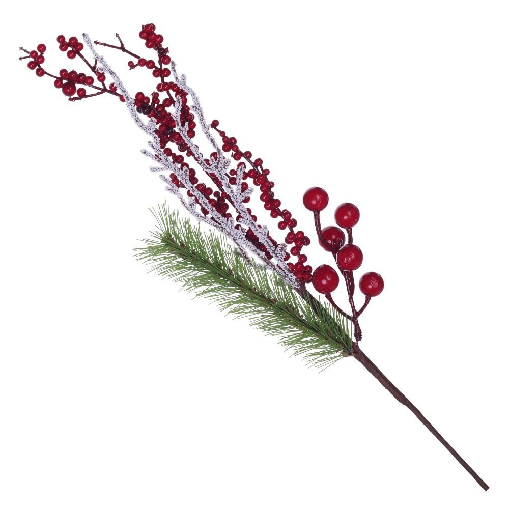 Изделие декоративное Ветка 17х17х55см полимерные материалы, металл арт.741485 по цене 