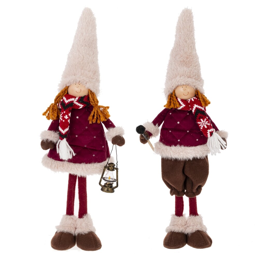 Игрушка набивная Мальчик/девочка 18х7х47см 2в. арт.821906 по цене 