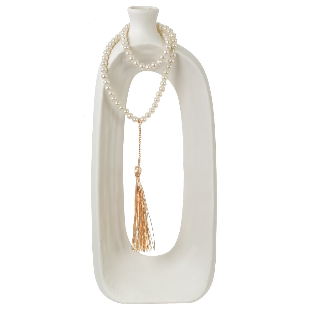 Ваза с ожерельем 12х5,5x28см, керамика арт.815540 по цене 