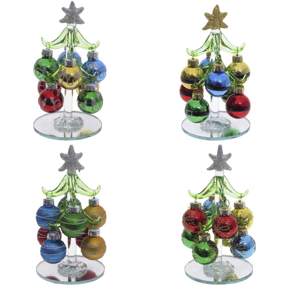 Изделие декоративное Ёлочка 9х9х13см стекло арт.741091 по цене 