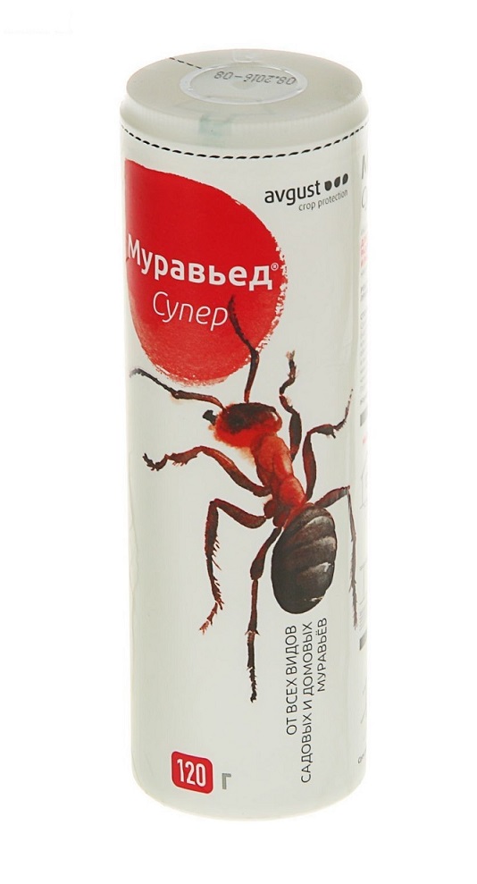 Инсектицид Август Муравьед супер от садовых муравьев 120 гр по цене 
