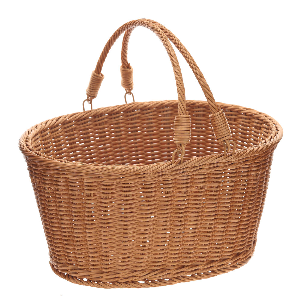 Корзина плетеная 34,5х27х17,5/30см арт.100207 по цене 