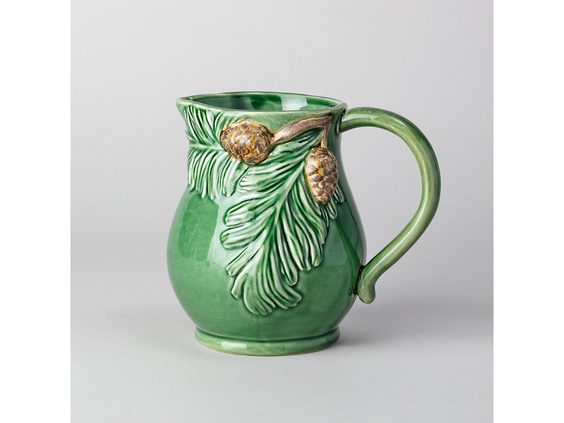 Кувшин Зеленая сосна 14,7х13,3х14,6см, керамика арт.145-202 по цене 