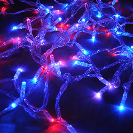 Электрогирлянда внешняя RB светодиод,мерцающая по цене 