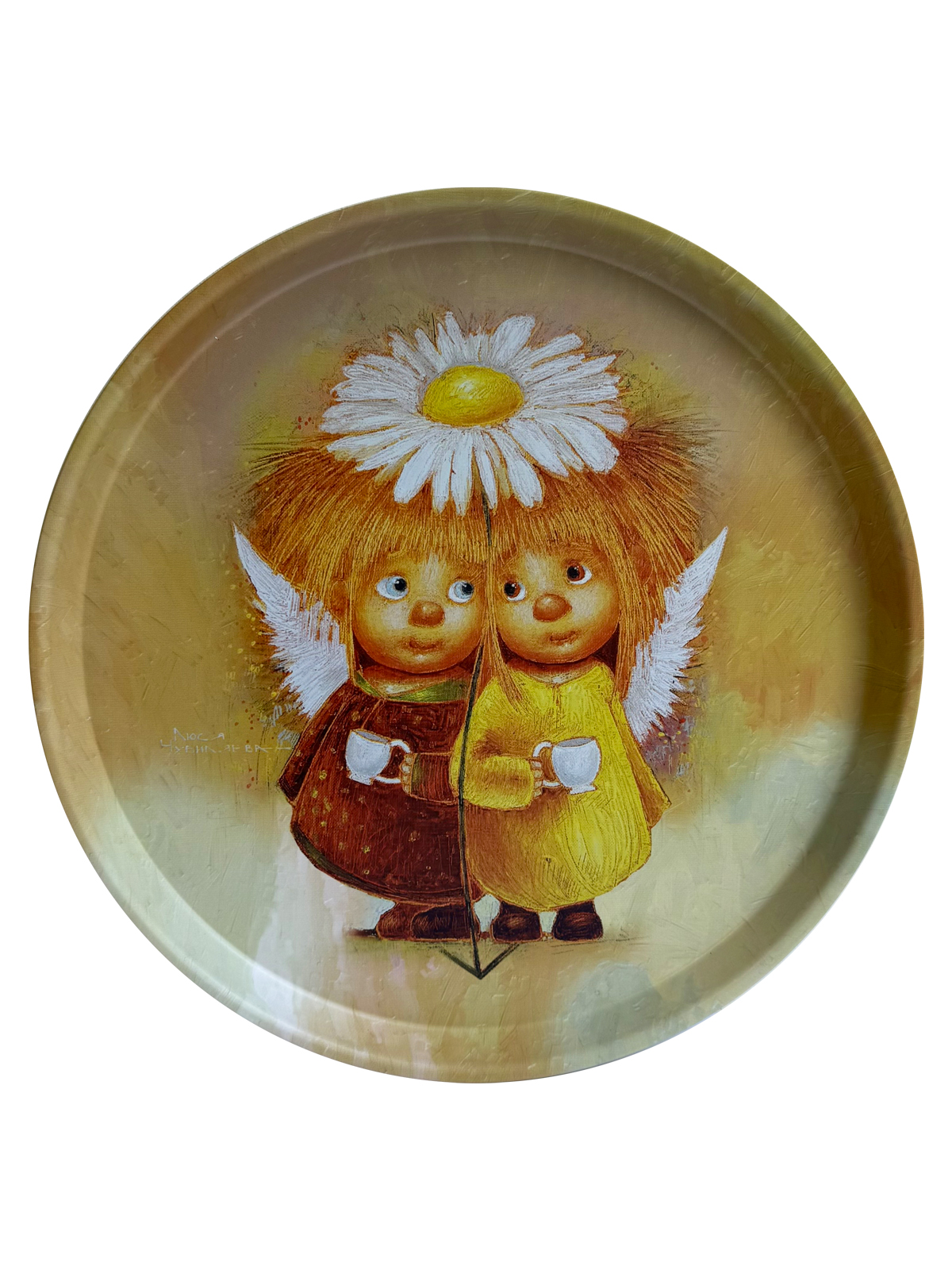 Поднос Загадаем желание 33х2,1см, металл арт.PD169 по цене 