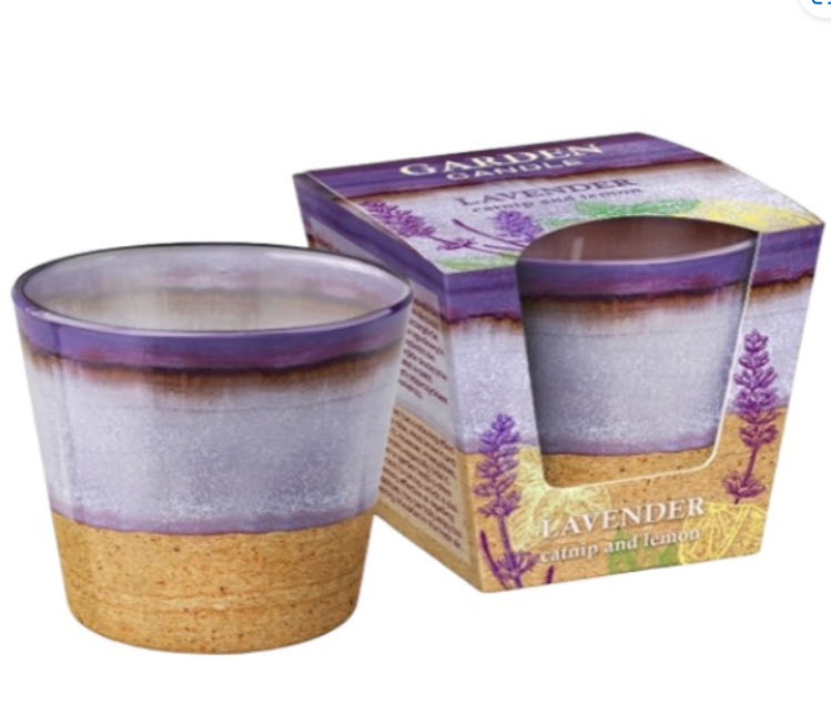 Свеча ароматизированная в стакане Садовая свеча 115гр по цене 