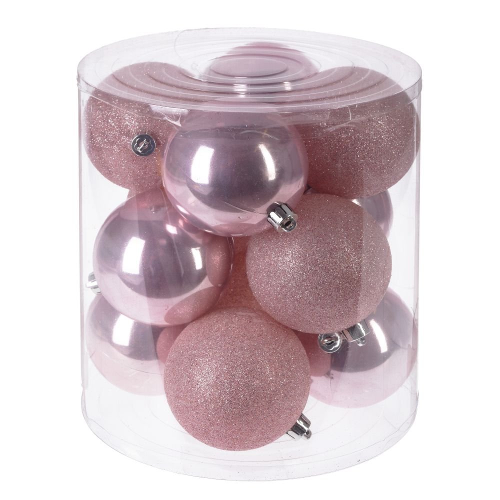 Украшение новогоднее Шар Менуэт набор из 12шт 8см полимерные материалы арт.722948 по цене 