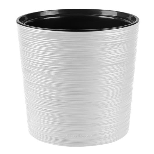 Кашпо Ла Декоро 15л белый, пластик арт.КШ-0694 по цене 