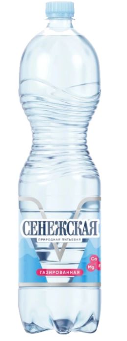 Вода минеральная Сенежская газированная 1,5л по цене 