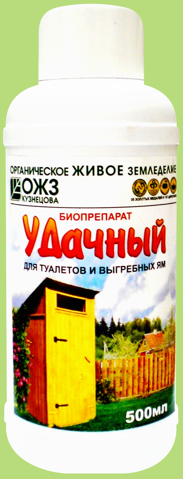 Биопрепарат БашИнком Удачный для туалетов и выгребных ям, жидкость, 500мл по цене 