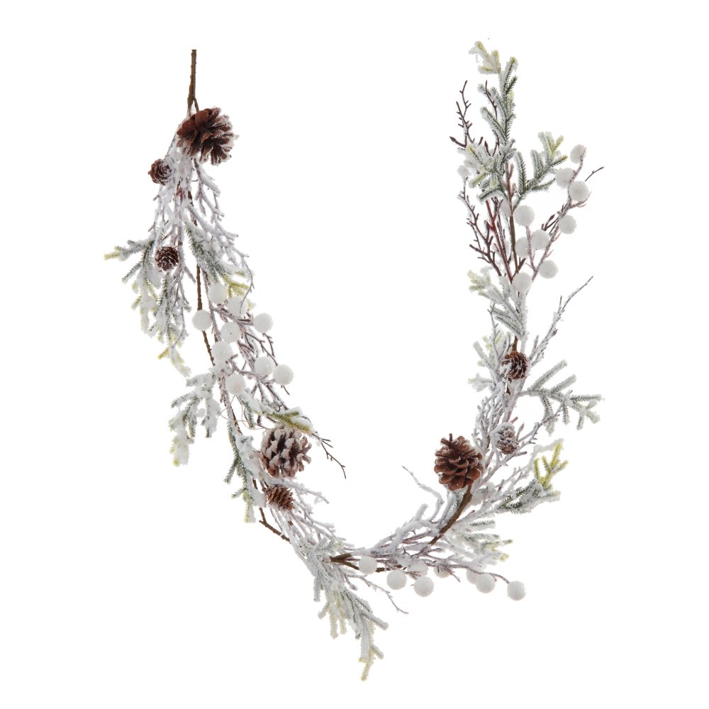 Изделие декоративное Ветка в снегу 10х10х129см по цене 