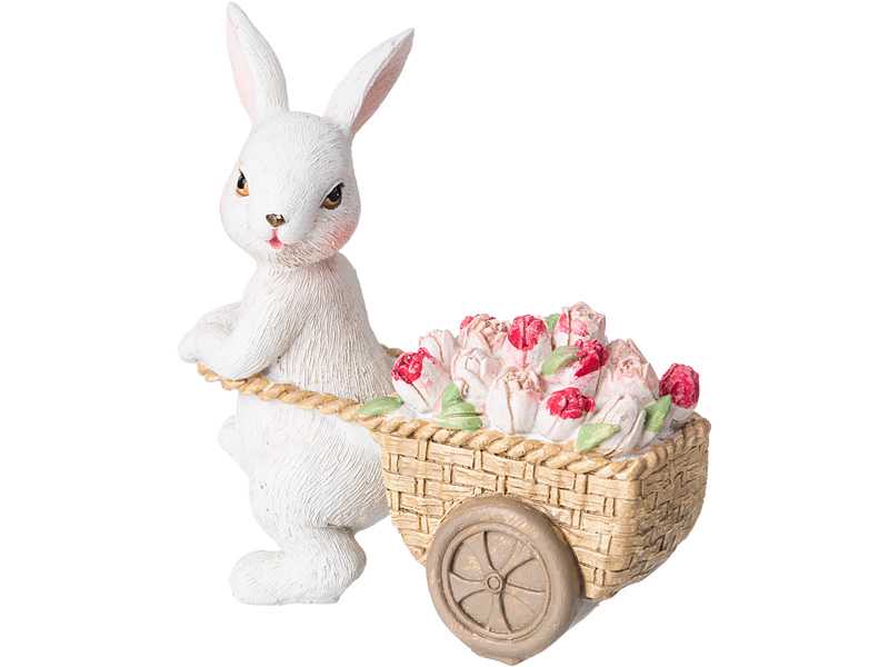 Статуэтка Кролик 11,5х5,5х12см, полистоун арт.162-1087 по цене 