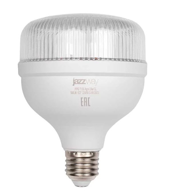 Фитолампа светодиодная Jazzway PPG T130 Agro 24w CL E27 по цене 