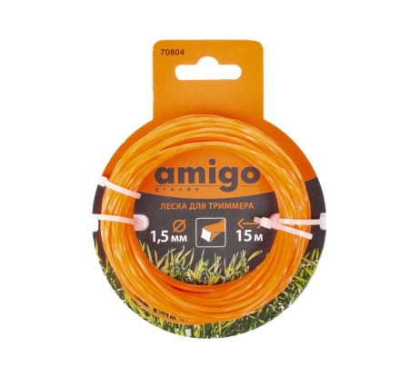 Леска для триммера Витой квадрат 1,5мм 15м арт.70804 по цене 