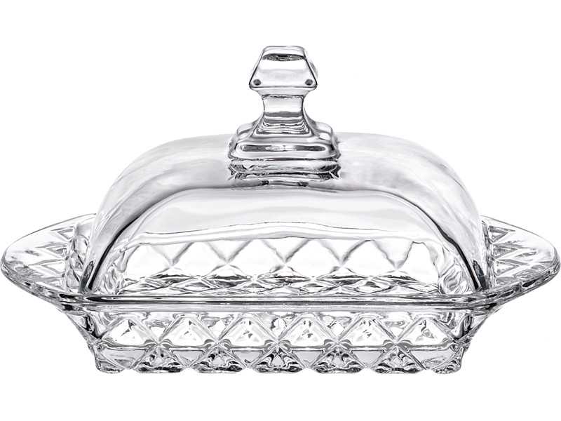 Масленка Муза 17x11x9см, стекло арт.195-129-2 по цене 