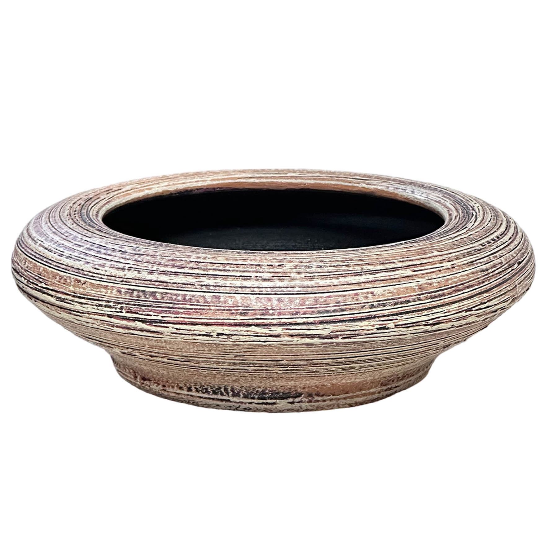 Кашпо Плошка 22см 1л керамика, бежевый арт.247677 по цене 