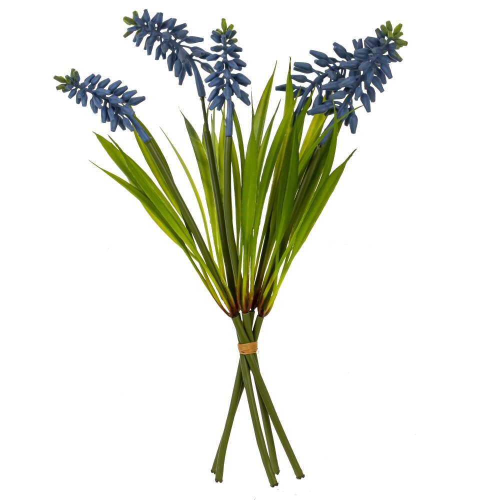 Цветок искусственный Букет гиацинтов 6x4x28см арт.816185 по цене 