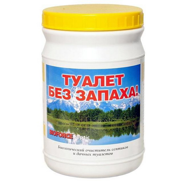 Средство для септиков и дачных туалетов septic 500 г bioforce bb 003