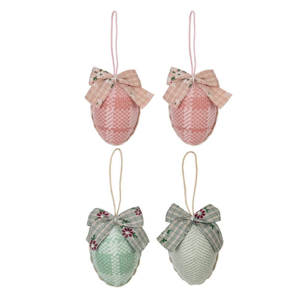 Набор из 2-х изделий подвесных Яйцо 10x12,5x3,5см 2в арт.816288 по цене 